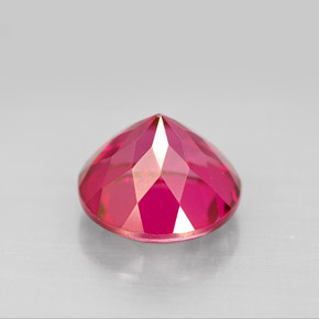 Topazio mistico naturale rosso da 4,90 ct, taglio rotondo, VS