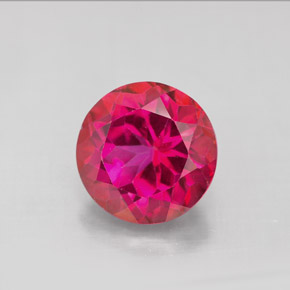 Topazio mistico naturale rosso da 4,50 ct, taglio rotondo, VS