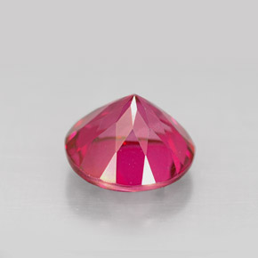 Topazio mistico naturale rosso da 4,81 ct, taglio rotondo, VS