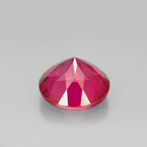 Topazio mistico naturale rosso da 4,59 ct, taglio rotondo, VS