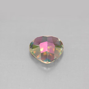 Topazio mistico naturale multicolore da 1,62 ct, trillion, VS