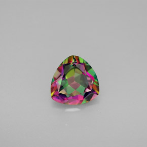 Topazio mistico Arcobaleno superiore naturale da 1.31 ct, Taglio trillion, VVS-VS