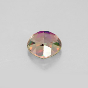 Topazio mistico naturale multicolore da 1,63 ct, trillion, VS