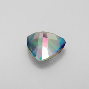 Topazio mistico naturale multicolore da 2,06 ct, trillion, VS