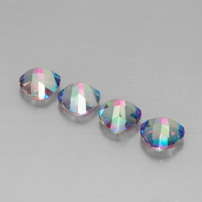 Topazio mistico naturale multicolore da  ct, trillion, VVS-VS