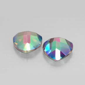 Topazio mistico naturale multicolore da  ct, trillion, VVS-VS