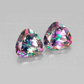 Topazio mistico naturale multicolore da  ct, trillion, VVS-VS