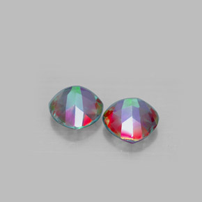 Topazio mistico naturale multicolore da  ct, trillion, VVS-VS