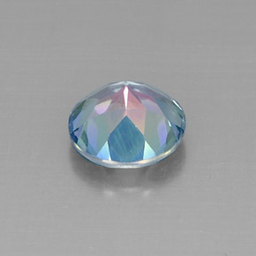 Topazio mistico arcobaleno premium naturale da 4,52 ct, taglio rotondo, VS