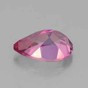 Topazio mistico naturale rosso da 2,36 ct, taglio a pera, VVS