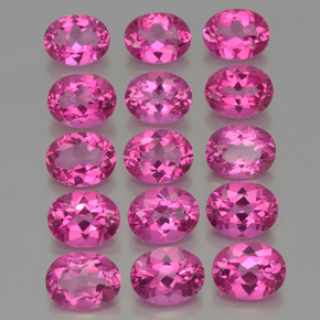 Topazio mistico naturale rosa da  ct, taglio ovale, VVS-VS
