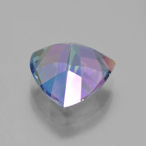 Topazio mistico Multicolore naturale da 4.74 ct, Taglio trillion, VVS-VS