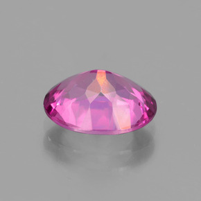 Topazio mistico Rosa violaceo naturale da 3.10 ct, Taglio ovale, VVS-VS