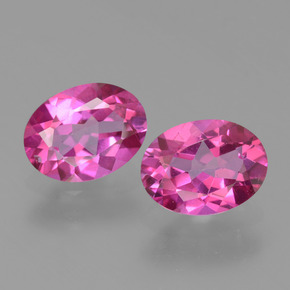 Gemme di Topazio mistico Rosa violaceo naturale da 2.86 ct, Taglio ovale, VS