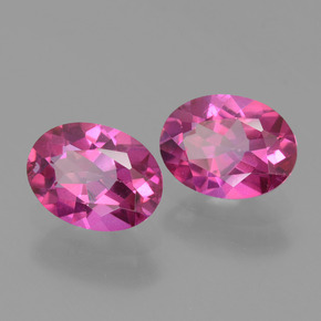 Gemme di Topazio mistico Rosa violaceo naturale da 2.86 ct, Taglio ovale, VS