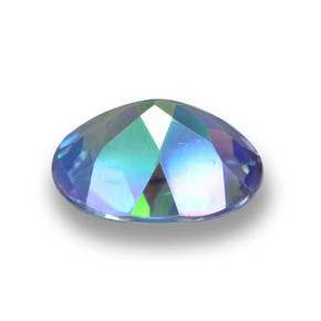 Topazio mistico Multicolore naturale da 3.05 ct, Taglio ovale, VS