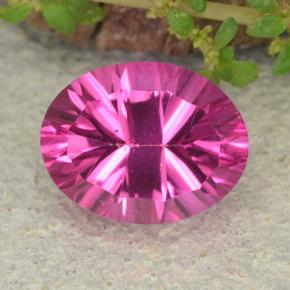 Topazio mistico naturale rosa da 2,24 ct, taglio ovale, VS-SI
