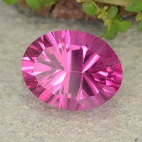 Topazio mistico naturale rosa da 2,24 ct, taglio ovale, VS-SI