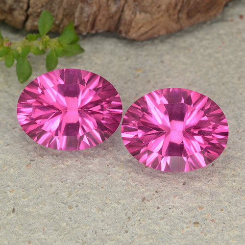 Topazio mistico naturale rosa da 4,72 ct, taglio ovale, VVS-VS