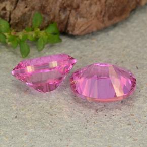 Topazio mistico naturale rosa da 4,72 ct, taglio ovale, VVS-VS
