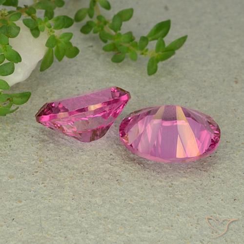 Gemme di Topazio mistico Rosa scuro naturale da 10.01 ct, Taglio ovale, VVS-VS