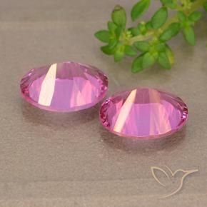 Topazio mistico naturale rosa da 5,93 ct, taglio ovale, VVS-VS