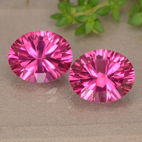 Gemme di Topazio mistico Rosa scuro naturale da 6.23 ct, Taglio ovale, VS