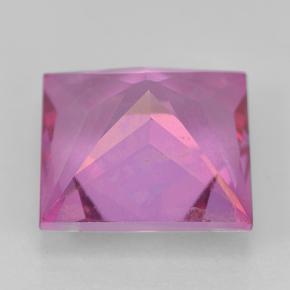 Topazio mistico Rosa medio-scuro naturale da 5.93 ct, Quadrato, VVS-VS