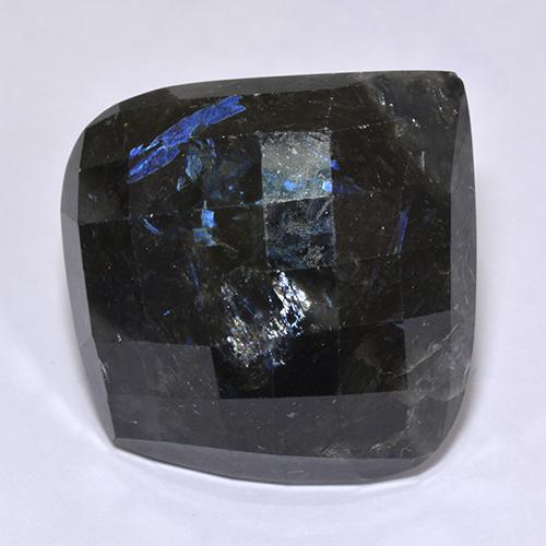 Nuummite Nero naturale da 44.30 ct, Forma fantasia, Opaco