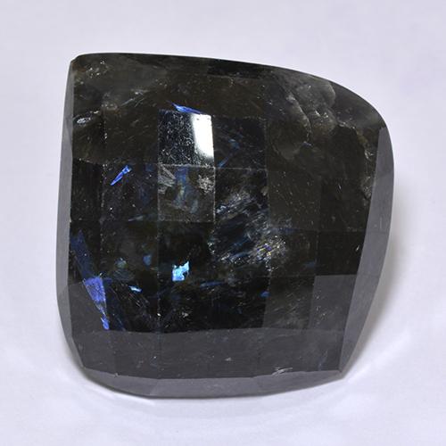 Nuummite Nero naturale da 44.30 ct, Forma fantasia, Opaco