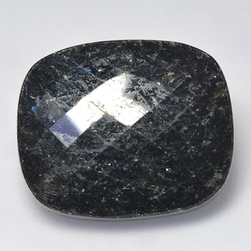 Nuummite Nero naturale da 27.16 ct, Taglio a cuscino, Opaco