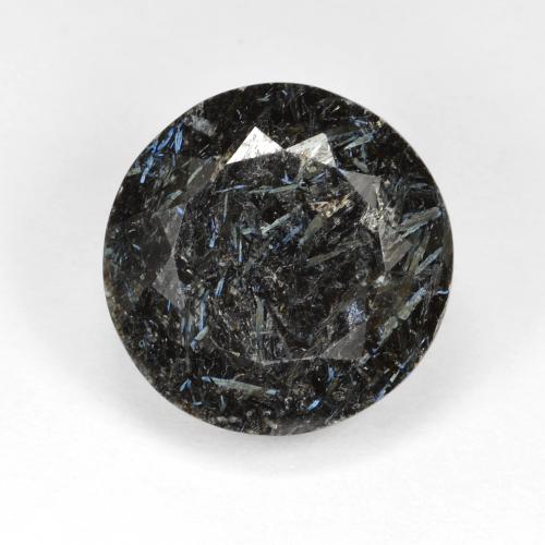 Nuummite naturale multicolore da 19,72 ct, taglio rotondo, opaco