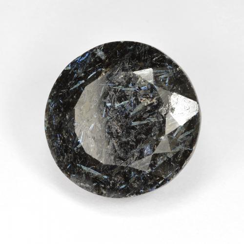 Nuummite naturale multicolore da 19,72 ct, taglio rotondo, opaco