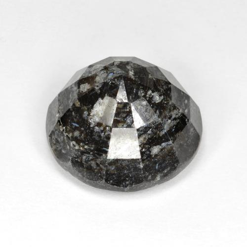 Nuummite naturale multicolore da 19,72 ct, taglio rotondo, opaco
