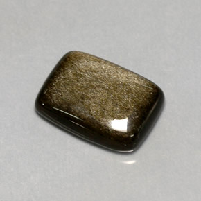 Ossidiana naturale giallo da 6,45 ct, taglio a cuscino, opaco