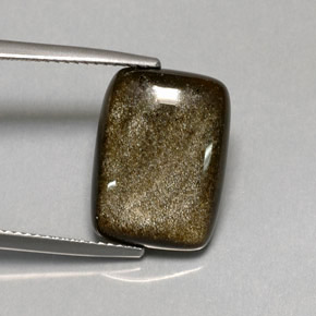 Ossidiana naturale giallo da 6,45 ct, taglio a cuscino, opaco