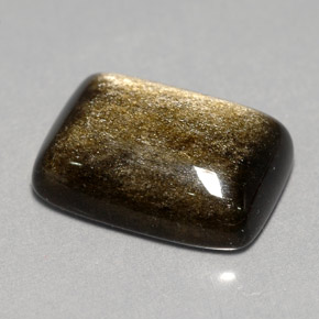 Ossidiana naturale giallo da 7,76 ct, taglio a cuscino, opaco