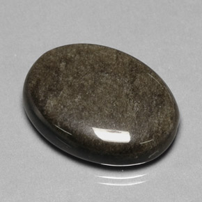 Ossidiana naturale giallo da 27,12 ct, taglio ovale, opaco