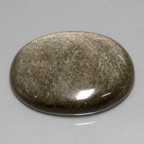 Ossidiana naturale giallo da 25,82 ct, taglio ovale, opaco