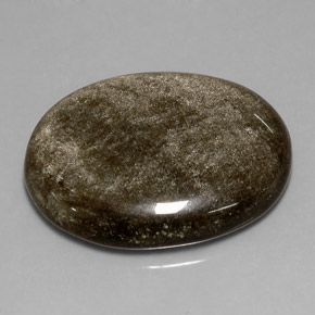 Ossidiana Patina dorata naturale da 23.77 ct, Taglio ovale, Opaco