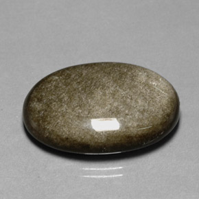 Ossidiana naturale giallo da 24,01 ct, taglio ovale, opaco
