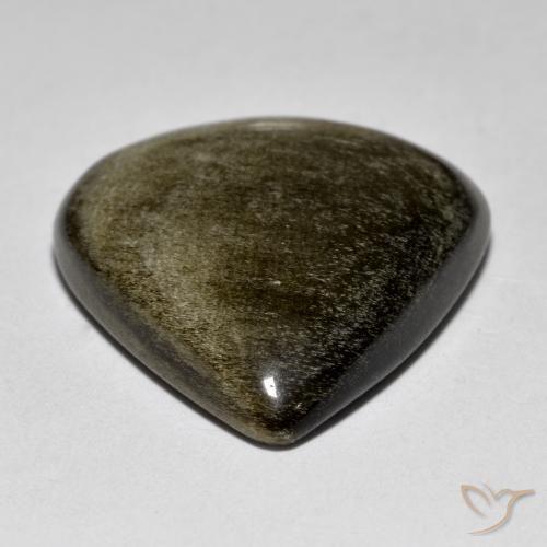 Ossidiana Multicolore naturale da 22.72 ct, Forma a pera, Opaco