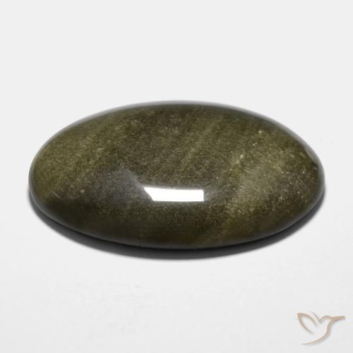 Ossidiana Multicolore naturale da 32.49 ct, Ovale, Opaco