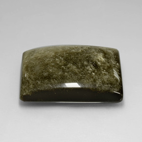 Ossidiana naturale oro da 58,23 ct, baguette, opaco