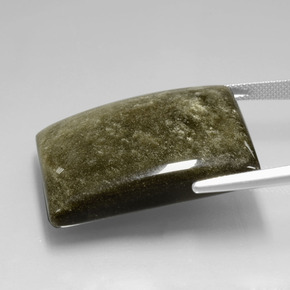 Ossidiana naturale oro da 58,23 ct, baguette, opaco