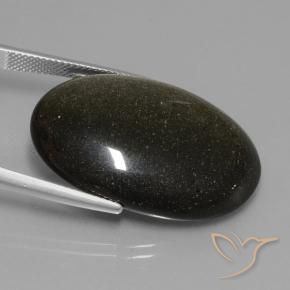 Ossidiana Multicolore naturale da 31.66 ct, Ovale, Opaco