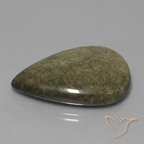 Ossidiana Multicolore naturale da 30.31 ct, Forma a pera, Opaco