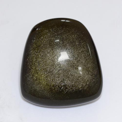 Ossidiana Nero con Bronzo naturale da 22.74 ct, Forma fantasia, Opaco