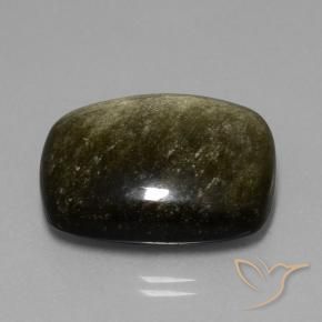 Ossidiana Nero con Bronzo naturale da 30.38 ct, Cuscino, Opaco