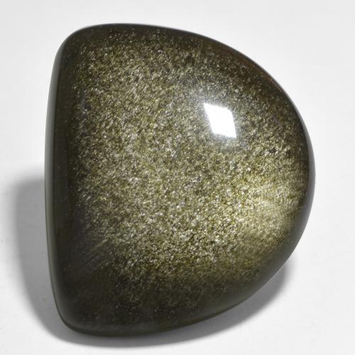 Ossidiana Multicolore Nero naturale da 27.49 ct, Forma fantasia, Opaco